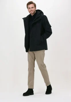 donkerblauwe elvine parka's barnard