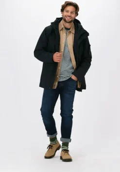 donkerblauwe elvine parka's barnard