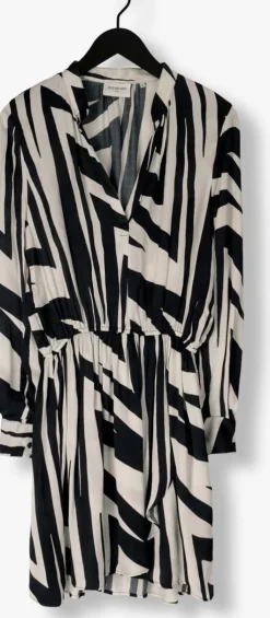 donkerblauwe est'seven mini jurk est’journee dress bambu