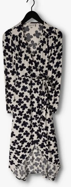 donkerblauwe fabienne chapot midi jurk natasja dress 124