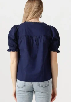 donkerblauwe fabienne chapot blouses juno blouse
