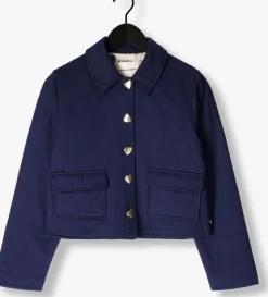 donkerblauwe fabienne chapot spijkerjas jackie padded jacket