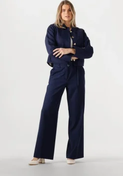 donkerblauwe fabienne chapot spijkerjas jackie padded jacket