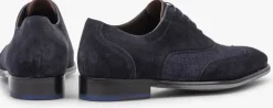 donkerblauwe floris van bommel nette schoenen sfm-30346 de stapper