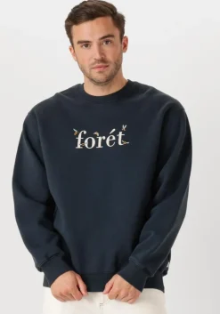 donkerblauwe forét sweater amber bee sweatshirt