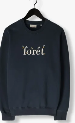 donkerblauwe forét sweater amber bee sweatshirt