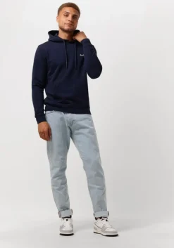 donkerblauwe forét sweater dear hoodie