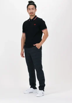 donkerblauwe fred perry polo twin tipped fred perry shirt