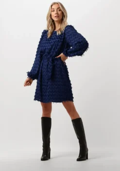 donkerblauwe freebird mini jurk dion dress