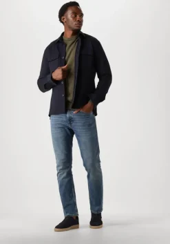 donkerblauwe genti overshirt s1283-1971