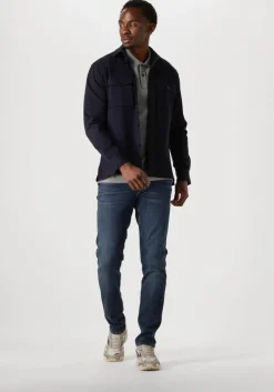 donkerblauwe genti overshirt s1283-1971
