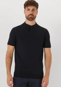 donkerblauwe genti polo polo button ss k2046-1260