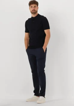 donkerblauwe genti polo polo button ss k2046-1260