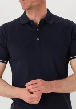 donkerblauwe genti polo polo 3 button ss j2001-1212