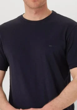 donkerblauwe genti t-shirt t-shirt ss j2007-1222