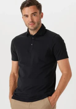 donkerblauwe gentiluomo polo polo 3 button j2017-202