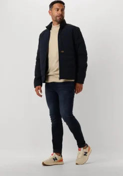 donkerblauwe g-star raw jack foundation liner jkt