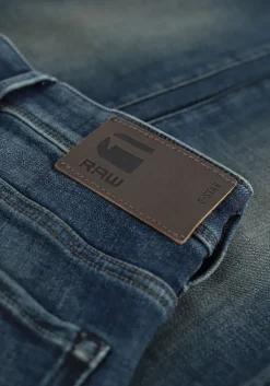 donkerblauwe g-star raw skinny jeans c051 - heavy elto pure superst