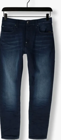 donkerblauwe g-star raw skinny jeans revend skinny