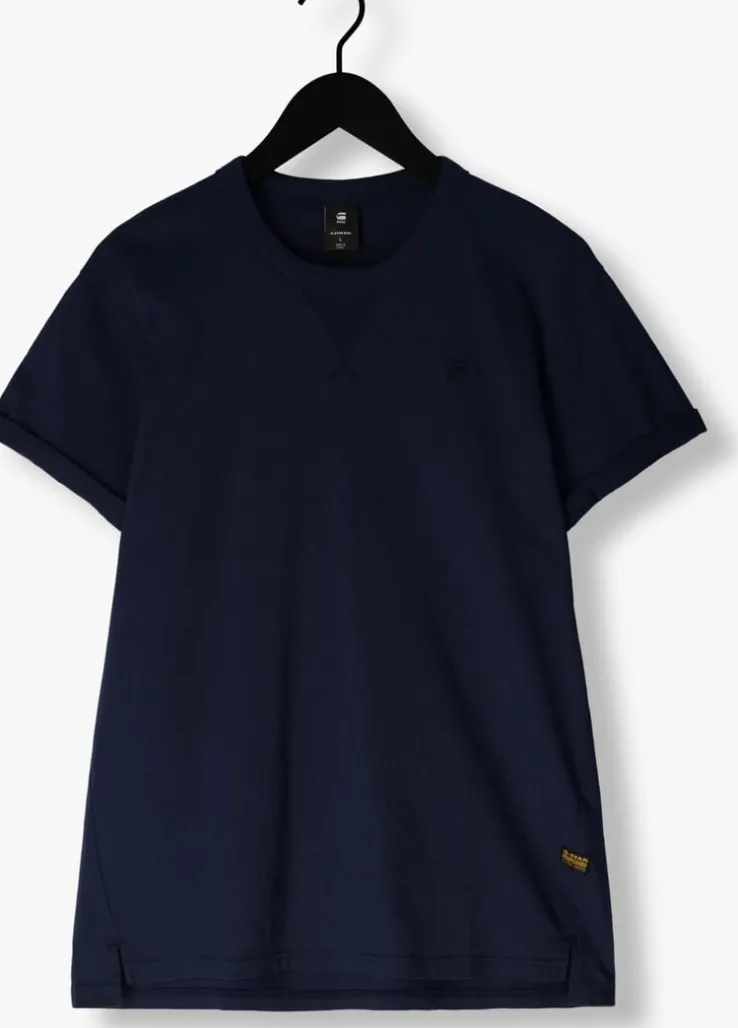 donkerblauwe g-star raw t-shirt nifous r t