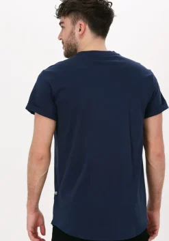 donkerblauwe g-star raw t-shirt lash r t s/s