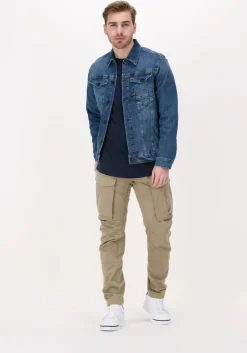 donkerblauwe g-star raw t-shirt lash r t s/s