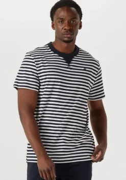 donkerblauwe g-star raw t-shirt nifous stripe r t