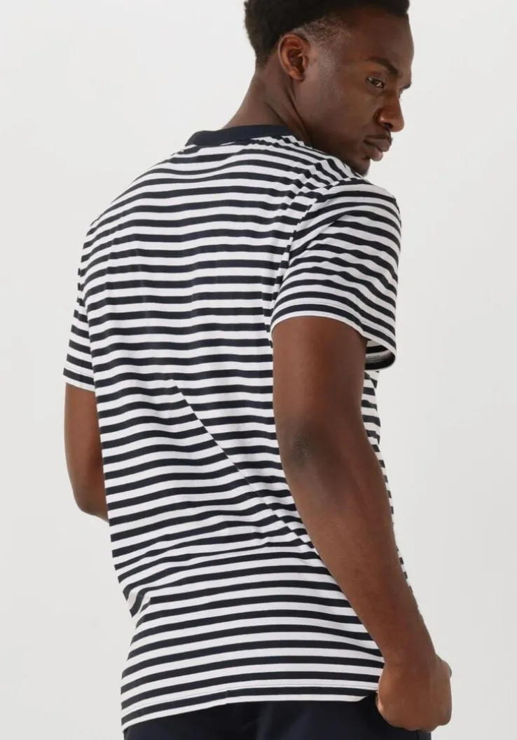 donkerblauwe g-star raw t-shirt nifous stripe r t