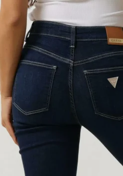 donkerblauwe guess bootcut jeans sexy boot