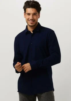 donkerblauwe hugo klassiek overhemd elisha02