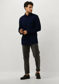 donkerblauwe hugo klassiek overhemd elisha02