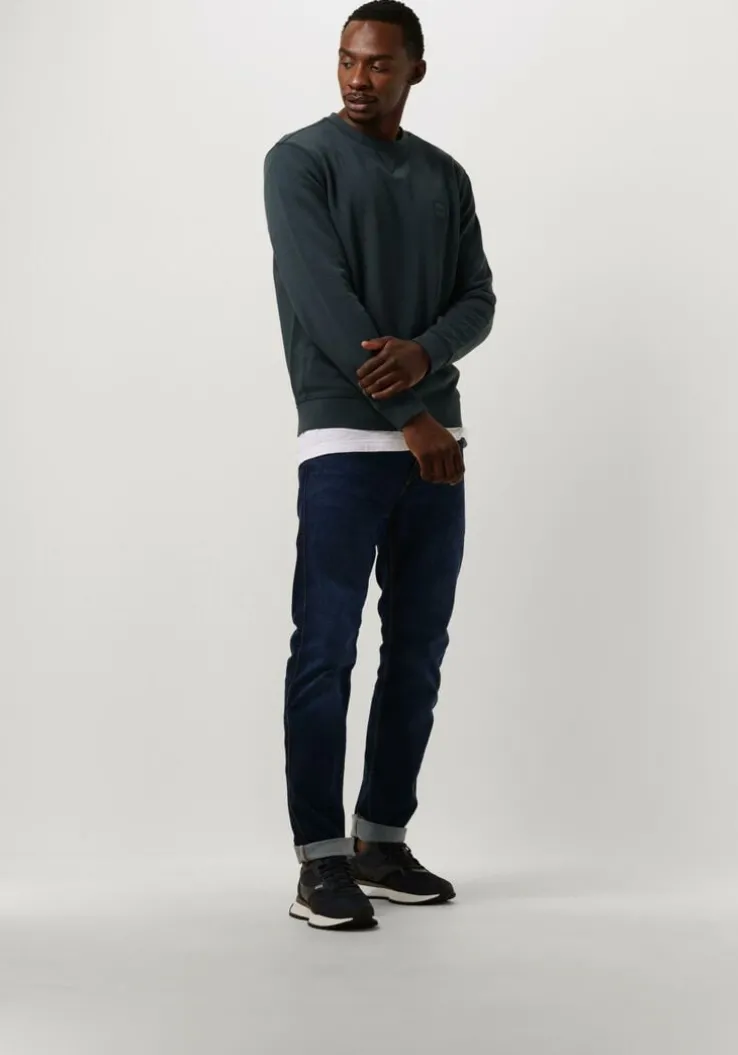 donkerblauwe hugo slim fit jeans hugo 708