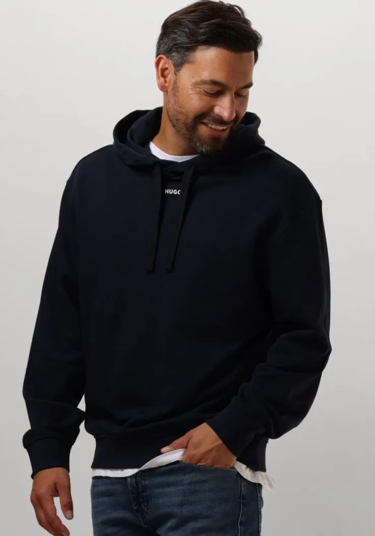 donkerblauwe hugo sweater dapo