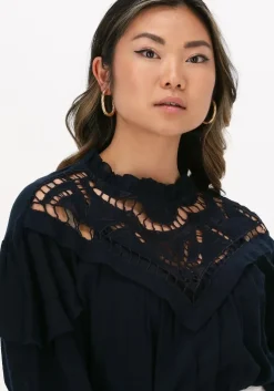 donkerblauwe ibana blouses tarah