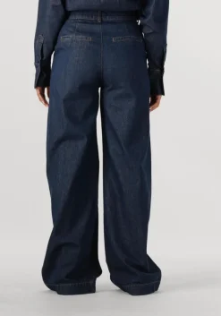 donkerblauwe ibana wide jeans pesha jeans