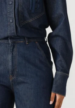 donkerblauwe ibana wide jeans pesha jeans