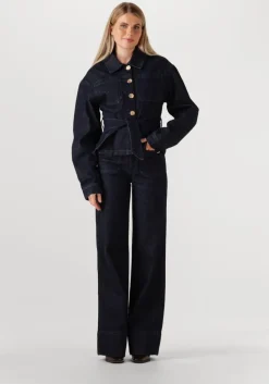 donkerblauwe ibana wide jeans penda