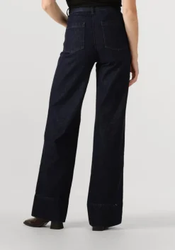 donkerblauwe ibana wide jeans penda