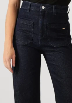 donkerblauwe ibana wide jeans penda