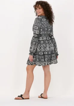 donkerblauwe idano mini jurk robert