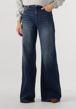 donkerblauwe janice straight leg jeans mason