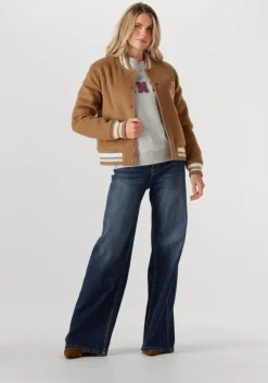 donkerblauwe janice straight leg jeans mason