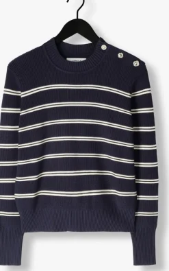 donkerblauwe janice trui donovan