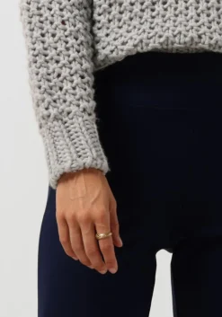 donkerblauwe jansen amsterdam flared broek lecia