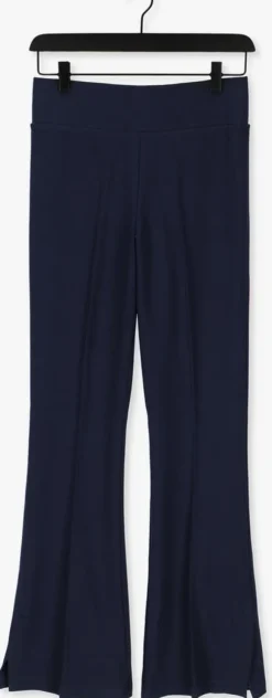 donkerblauwe jansen amsterdam flared broek lecia
