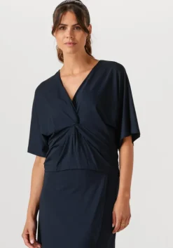 donkerblauwe jansen amsterdam t-shirt forine shirt v 134