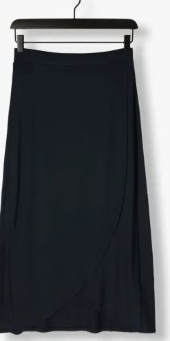 donkerblauwe jansen amsterdam midirok falta rok v 663