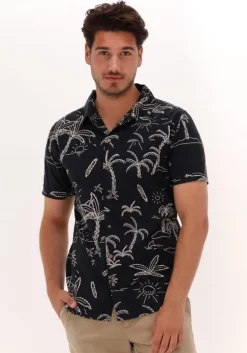 donkerblauwe kultivate casual overhemd st holidays