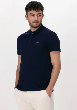 donkerblauwe lacoste polo 1hp3 mens s/s polo 12