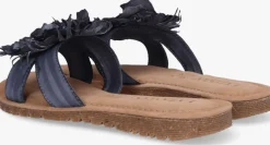 donkerblauwe lazamani slippers la33765